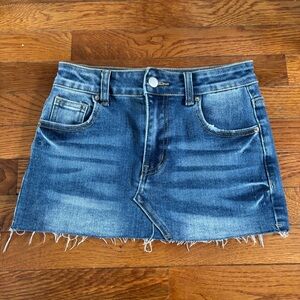 Denim Mini Skirt